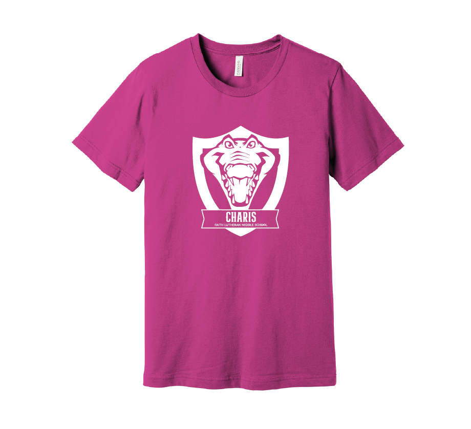 Faith House Short Sleeve T-Shirt (Unisex Fit) (White Art)