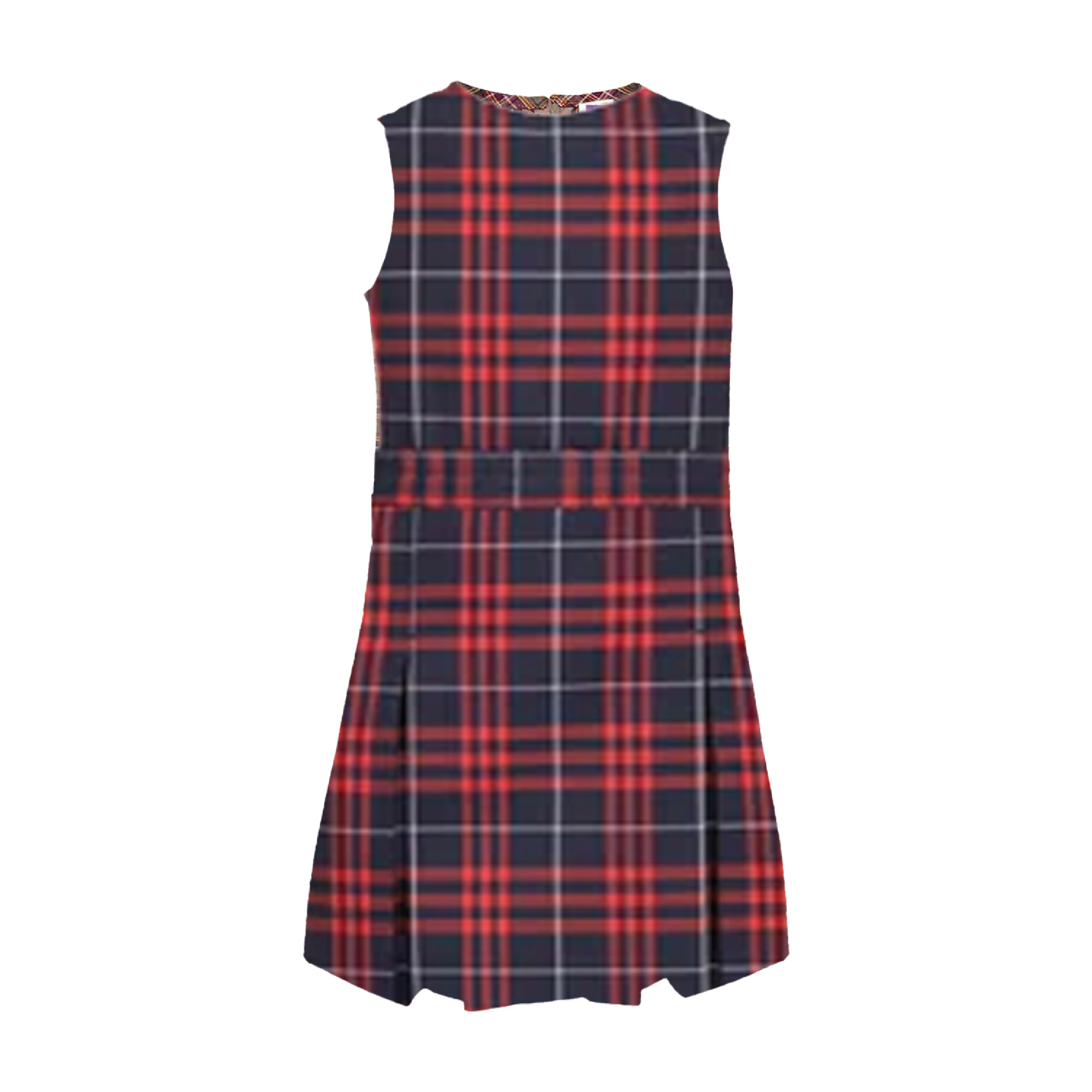 box pleat dress Girls Plaid Box Pleat Dress