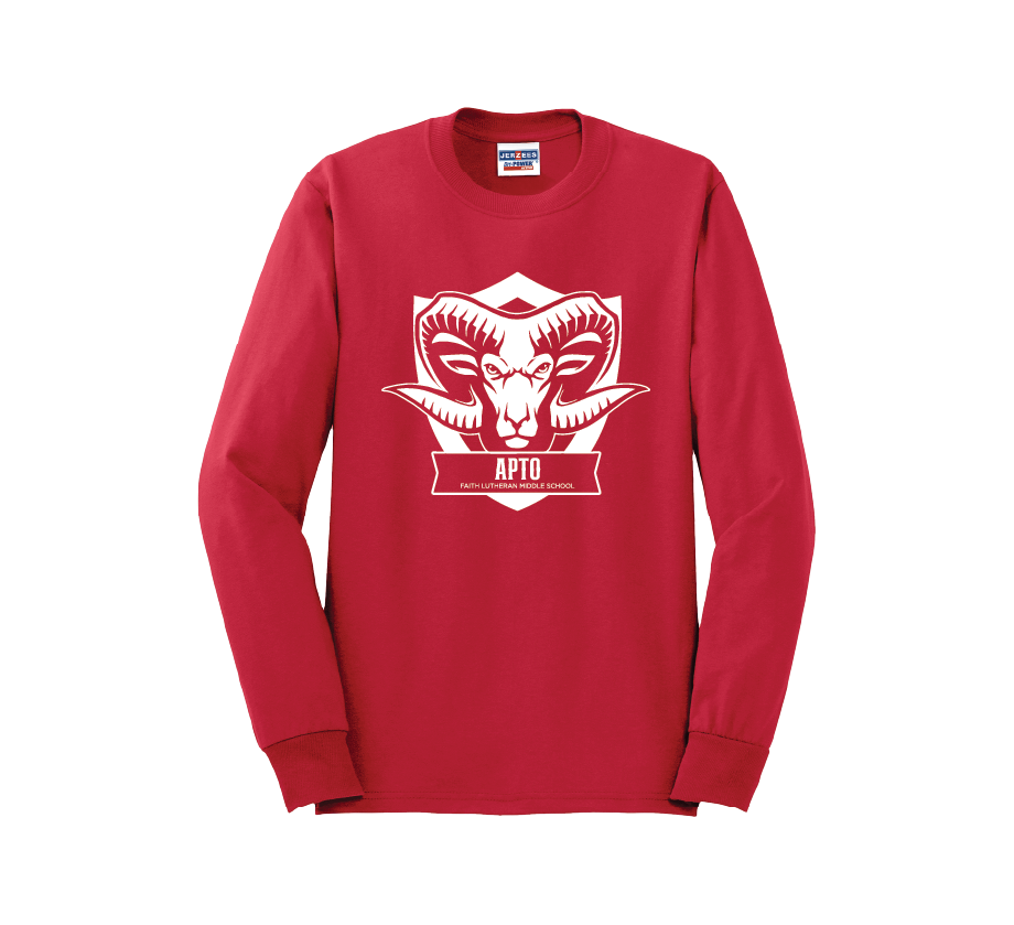 Faith House Long Sleeve T-Shirt (Unisex Fit) (White Art)