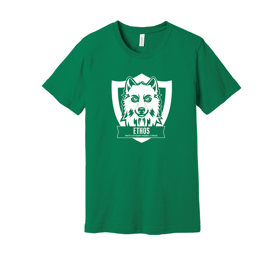 Faith House Short Sleeve T-Shirt (Unisex Fit) (White Art)